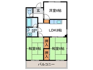 ロイヤルハイツトクモトの物件間取画像